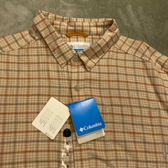 Columbia Shirt Men's XL Vapor Ridge Plaid Flannel Long Sleeve Button Up - Picture 7 of 11